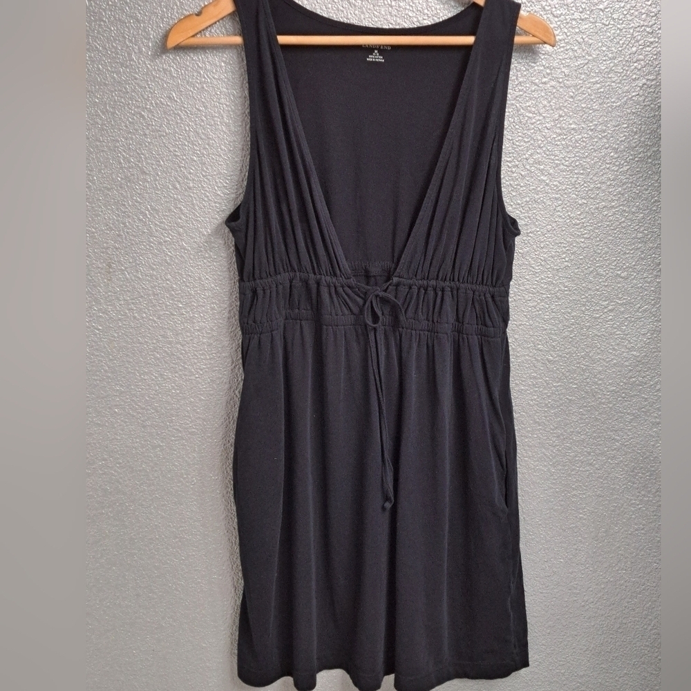 Black Sleeveless Swim/Bathing Suit Cover Up       Size M